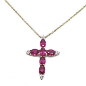 
                
                    Load image into Gallery viewer, Gemstone and Diamond Necklace NL42330Y4RY
                
            