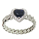 Sapphire & Diamond Ring R41600-6.5#