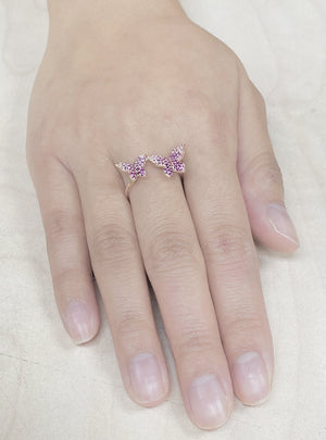 
                
                    Load image into Gallery viewer, Ruby &amp;amp; Pink Sapphire Ring R39349
                
            