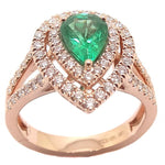 Emerald & Diamond Ring R39930