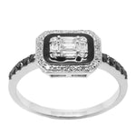 Enamel & Diamond Ring R40831-6.5#