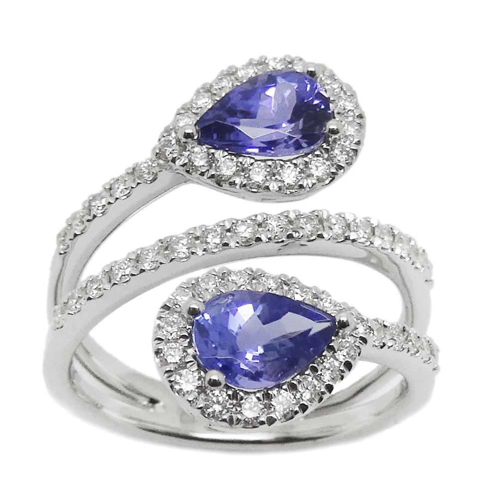 Gemstone & Diamond Ring R40862