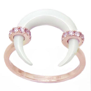 White Onyx Diamond Ring R40965