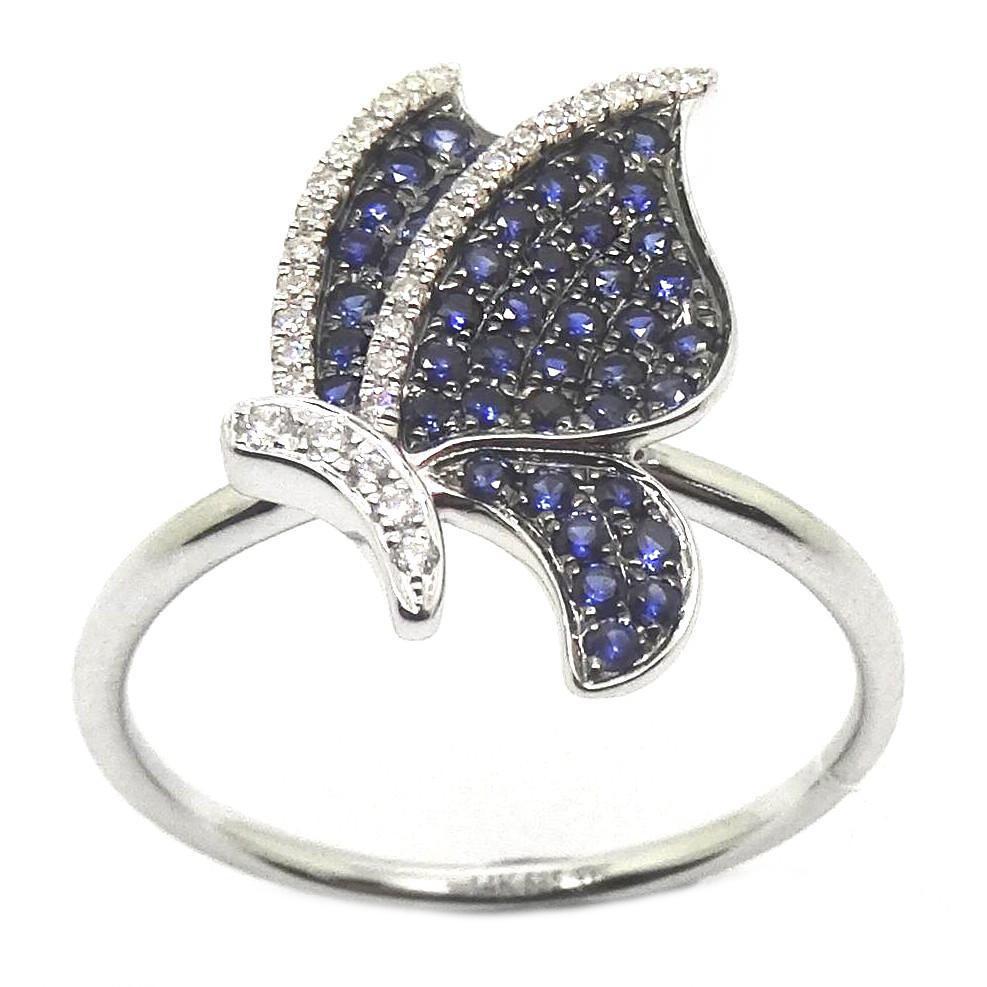 Sapphires & Diamonds Ring R41001