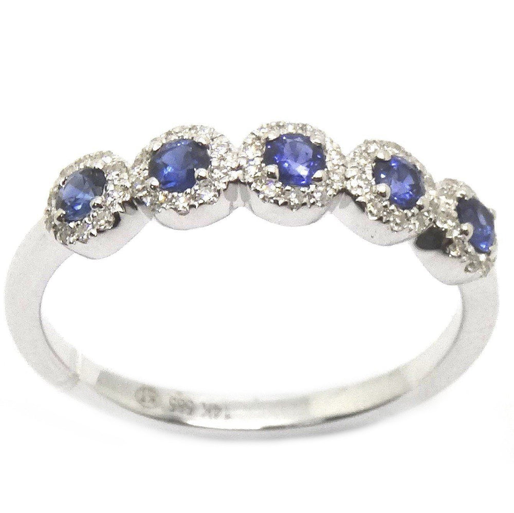 Sapphires & Diamonds Ring R41039