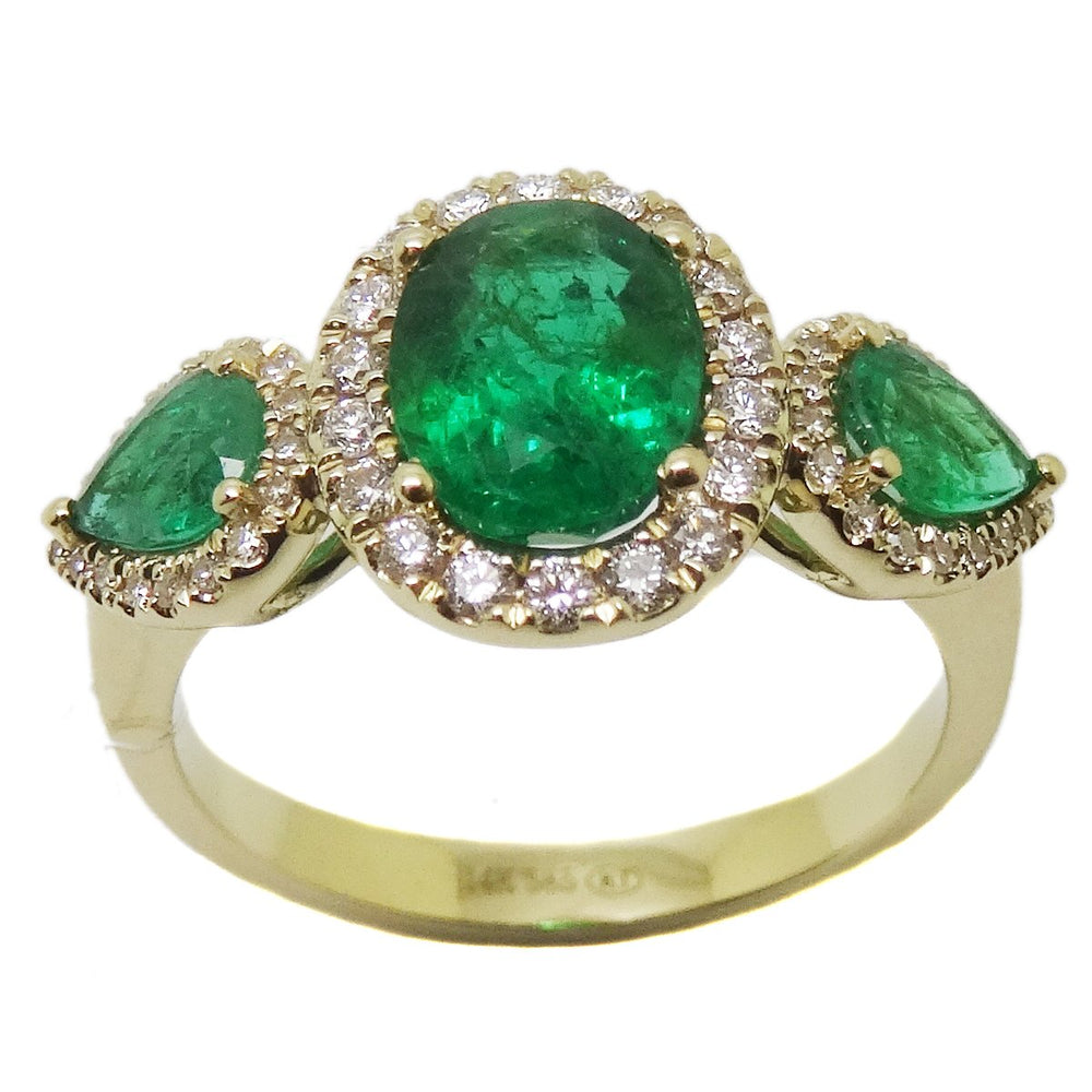 Emerald & Diamond Ring R41313