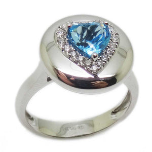 Gemstone and Diamond Ring R42298W4BQ-6.5