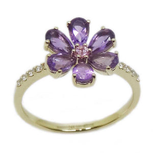 
                
                    Load image into Gallery viewer, Gemstone &amp;amp; Diamond Ring R42396Y4AM-6.5
                
            